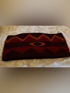 Oakley Nordic Headband in official color GrenacheNorway patten Burgundy&Mustard